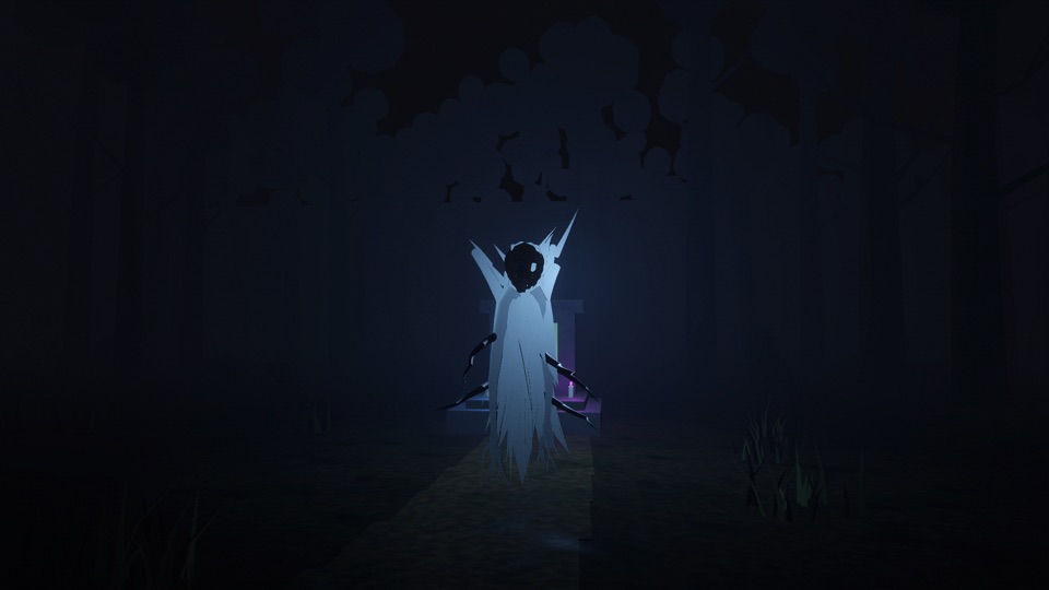The Wraith in the woods behind the police station