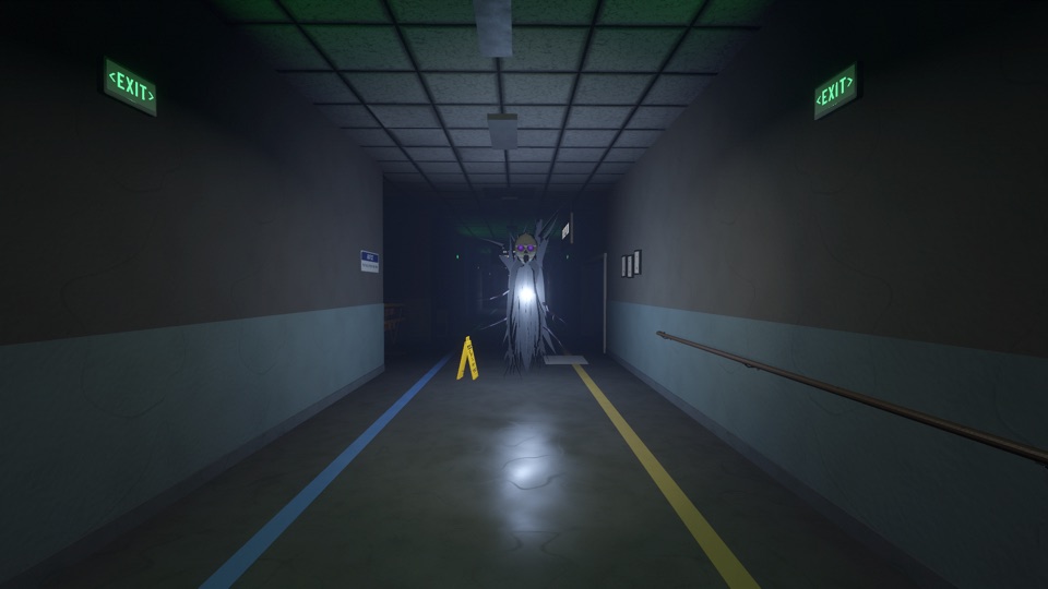 The Wraith in a hospital corridor